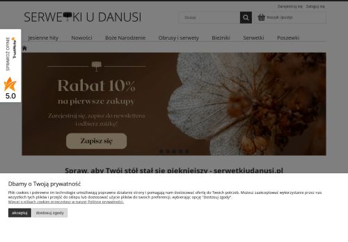 Serwetki u Danusi Adrianna Andrzejewska